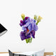 Beautiful Iris Painted Watercolor Wall Decal