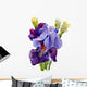 Beautiful Iris Painted Watercolor Wall Decal