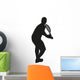Vector Tennis Player Wall Decal