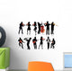 Musicians Silhouettes Wall Stickers Wall Decal