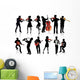 Musicians Silhouettes Wall Stickers Wall Decal