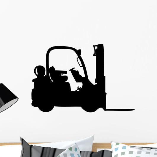 Forklift Wall Decal