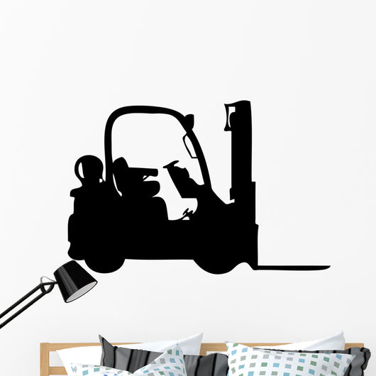 Forklift Wall Decal