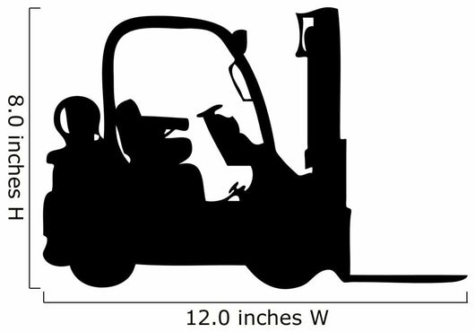 Forklift Wall Decal