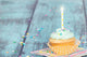 Pastel Cupcake with Candle Wall Decal