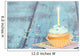 Pastel Cupcake with Candle Wall Decal