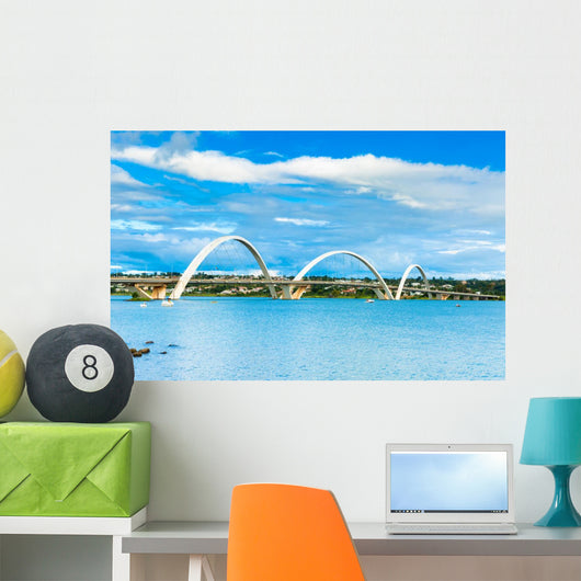 Jk Bridge Brasilia Brazil Wall Decal Design 3