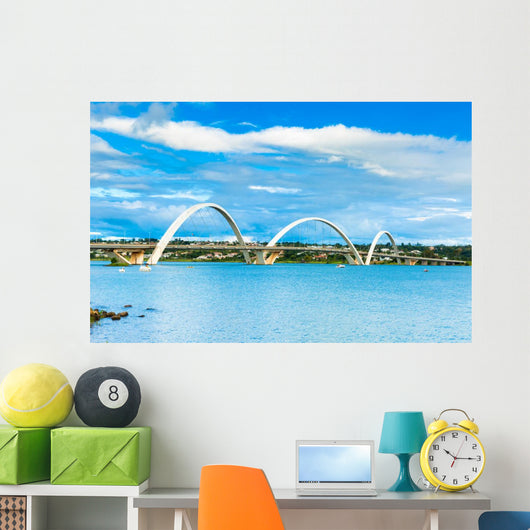 Jk Bridge Brasilia Brazil Wall Decal Design 3