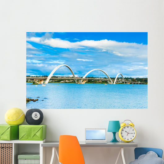 Jk Bridge Brasilia Brazil Wall Decal Design 3