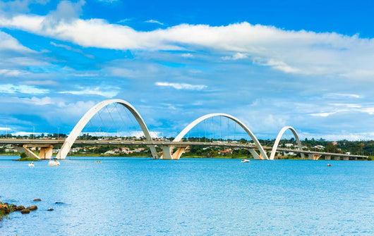 Jk Bridge Brasilia Brazil Wall Decal Design 3