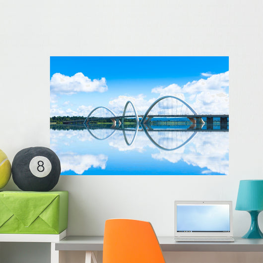 Jk Bridge Brasilia Brazil Wall Decal Design 2
