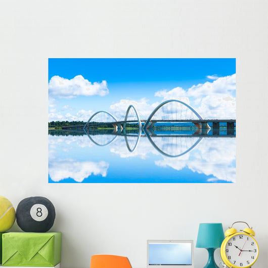 Jk Bridge Brasilia Brazil Wall Decal Design 2