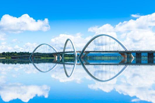 Jk Bridge Brasilia Brazil Wall Decal Design 2