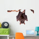 Egyptian Fruit Bat White Wall Decal
