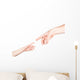 Small Child's Hand Reaches Wall Decal