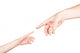 Small Child's Hand Reaches Wall Decal