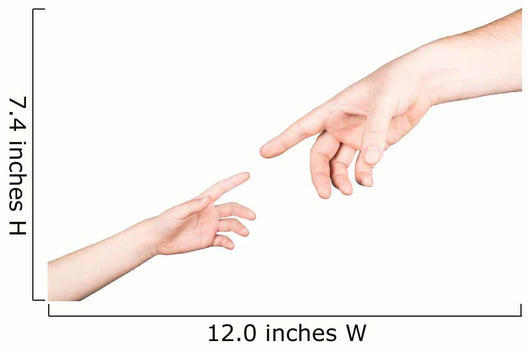 Small Child's Hand Reaches Wall Decal