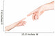 Small Child's Hand Reaches Wall Decal