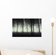 Gloomy Forest with Fog Wall Decal