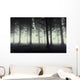 Gloomy Forest with Fog Wall Decal
