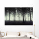 Gloomy Forest with Fog Wall Decal