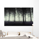 Gloomy Forest with Fog Wall Decal