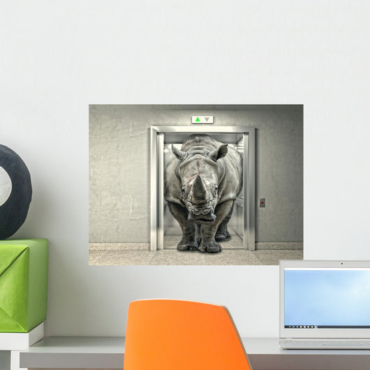 Strong Elevator Wall Decal