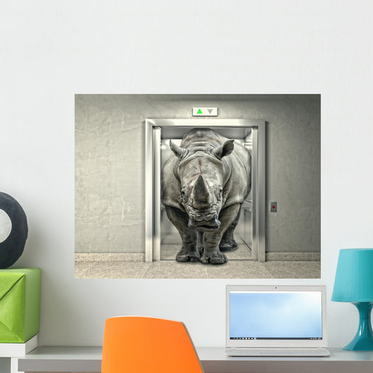 Strong Elevator Wall Decal
