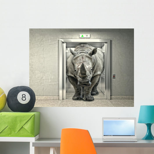 Strong Elevator Wall Decal