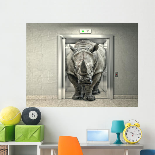 Strong Elevator Wall Decal