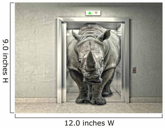 Strong Elevator Wall Decal