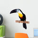 Channel-billed Toucan White Wall Decal