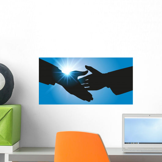 Poignee Mains Wall Decal