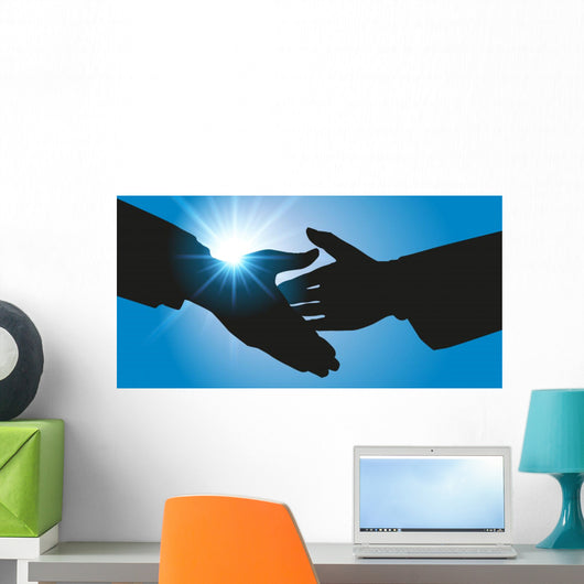 Poignee Mains Wall Decal