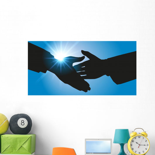 Poignee Mains Wall Decal