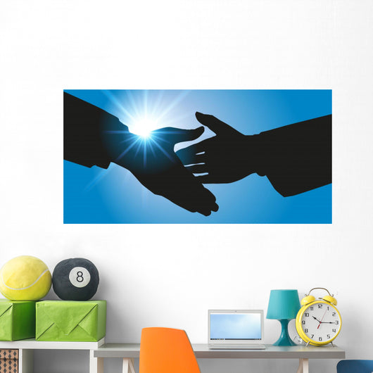 Poignee Mains Wall Decal