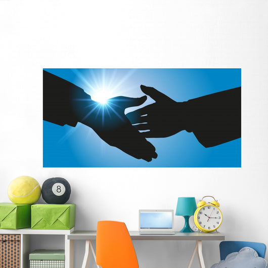 Poignee Mains Wall Decal