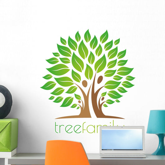 Tree Family Logo Wall Decal