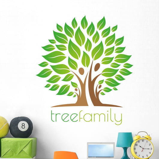 Tree Family Logo Wall Decal