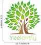 Tree Family Logo Wall Decal