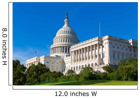 Capitol Building Washington Dc Wall Decal Design 1