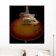 Electric Guitar Black Wall Decal