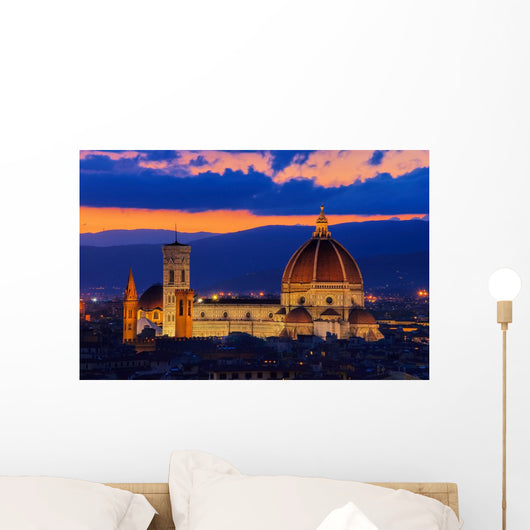 Florence Cathedral Sunset Wall Decal