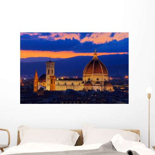 Florence Cathedral Sunset Wall Decal