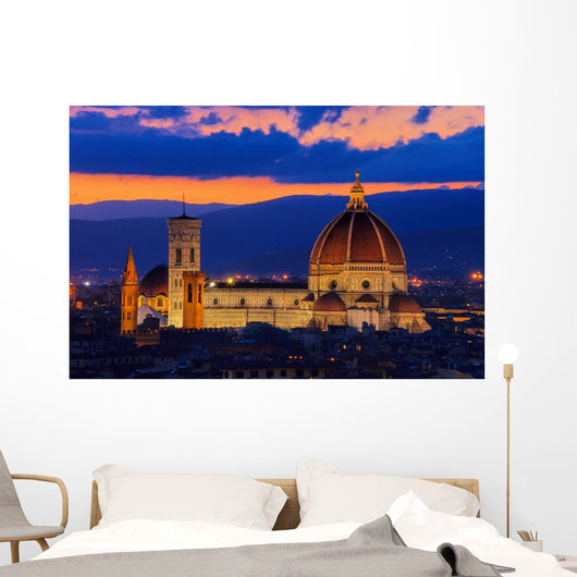 Florence Cathedral Sunset Wall Decal