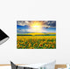 Sunflower Field Morning Wall Decal