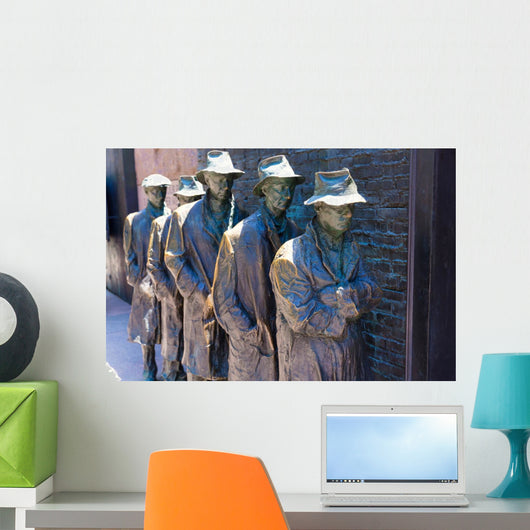 Franklin Delano Roosevelt Memorial Wall Decal Design 1