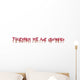 Hands Holding Straight Word Wall Decal Panoramic Wall Decal