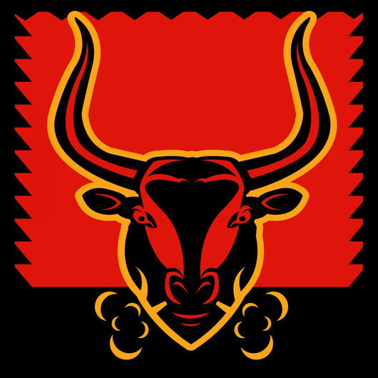 Bull Red Wall Decal