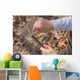 Hands Young Boy Whittling Wall Decal
